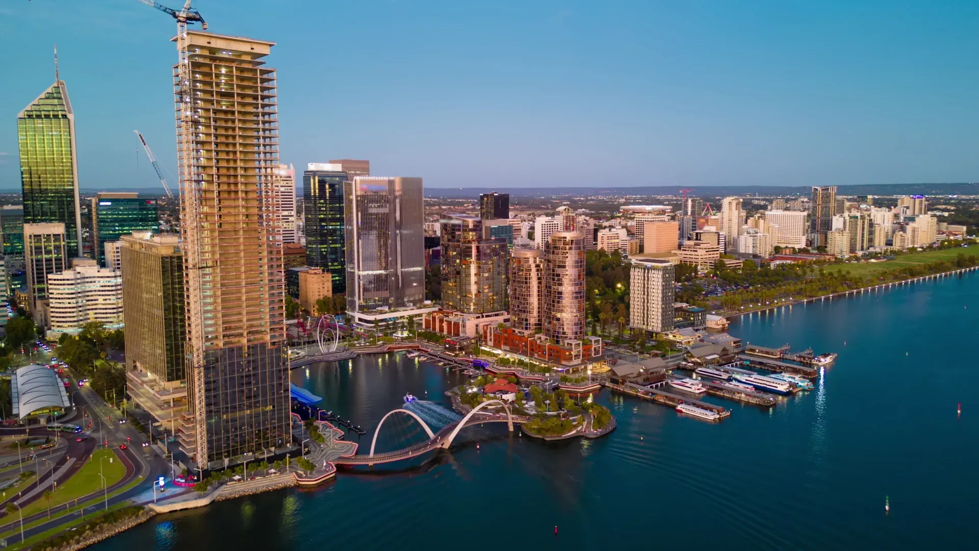 Elizabeth Quay, Perth — near our St Georges Terrace office