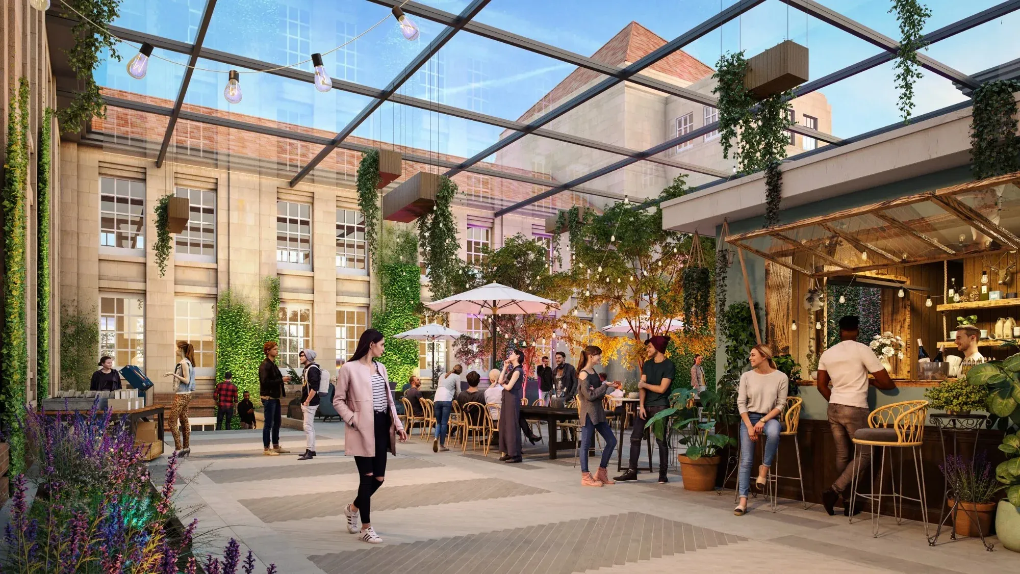 Render of the Perth Girls School redevelopment, East Perth